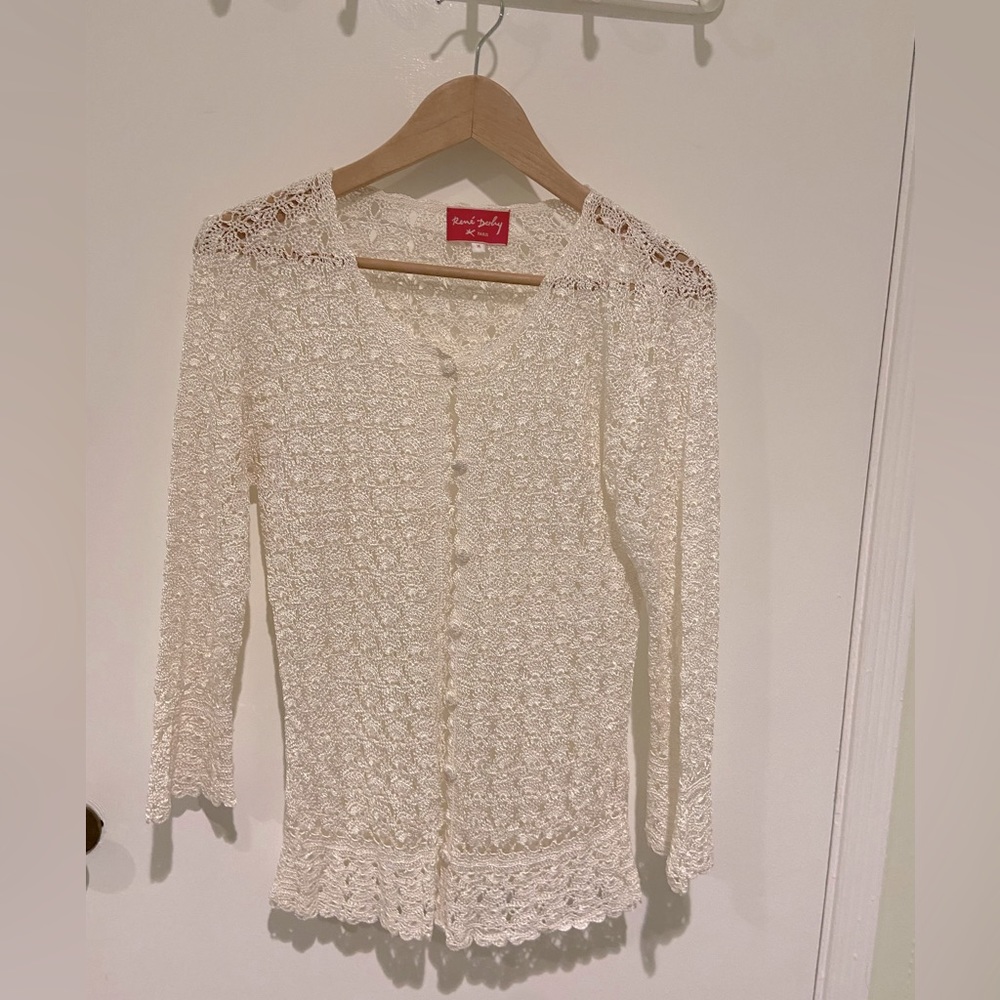 White race cardigan - perfect for wedding